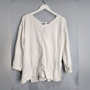 Saturday Sunday by Anthropologie off white sweater